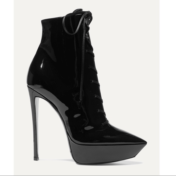 *Sold on Ebay* SAINT LAURENT Betty Platform Boots - Picture 9 of 10
